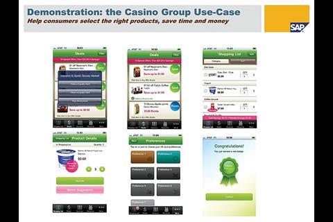 SAP consumer mobile application